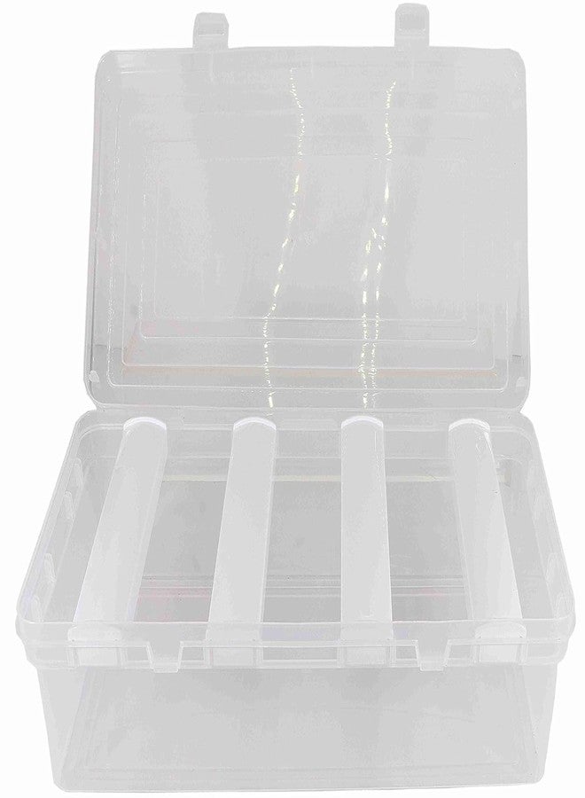 Magic Providers Multipurpose Bangle Organizer | Bangle Box | Plastic Storage Box with 4 Adjustable Rods l Display Box For Bangles, Chuda, Kada, Scrunchies,Chudi,Bracelet,Wrist Watch,Jewellery - Trans - Image 5